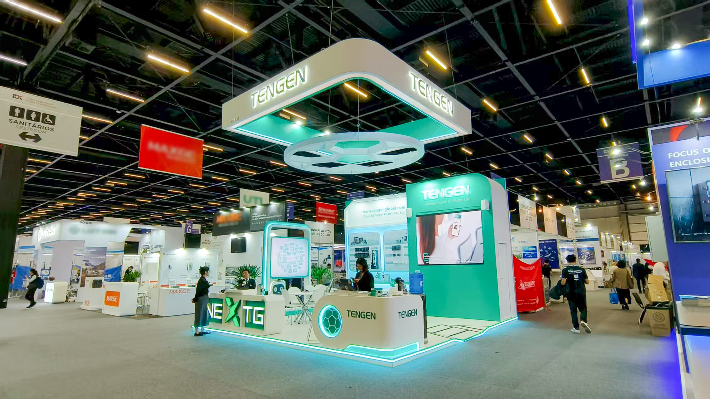 闪耀拉美丨爱游戏app网页版入口亮相FIEE巴西国际电力展